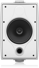 Tannoy DVS 6T Coaxial Surface-Mount Loudspeaker with Transformer for Installation Applications (Pair, White) - 6"