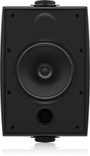 Tannoy DVS 6T Coaxial Surface-Mount Loudspeaker with Transformer for Installation Applications (Pair, Black) - 6"