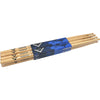 Baguettes de batterie Vater VSP7AW Manhattan en hickory, pré-emballées en bois (paquet de 4) - 7A