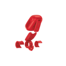 JBL WIND 3 Bluetooth Handlebar Speaker (Red)