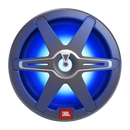 JBL CLUB MARINE 250W Marine Audio Subwoofer With RGB Lighting (White And Gray Grills) - 10"