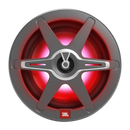 JBL CLUB MARINE 150W Two-Way Marine Audio Multi-Element Speaker (White And Gray Grills) - 8"