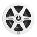 JBL CLUB MARINE 150W Two-Way Marine Audio Multi-Element Speaker (White And Gray Grills) - 8"