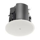 Haut-parleur coaxial bidirectionnel de plafond JBL C414/CT-VA pour applications de sécurité incendie (blanc) - 10 cm