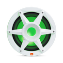 JBL STADIUM MARINE M1000 Premium Free Air Subwoofer With SSI RGB Lighting (White) - 10"