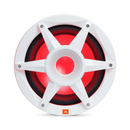 JBL STADIUM MARINE M1000 Premium Free Air Subwoofer With SSI RGB Lighting (White) - 10"