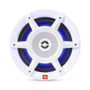 JBL STADIUM MARINE M8030 Premium Convertible 3-Way Marine Speaker With RGB Lighting (White) - 8"