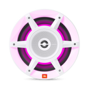 JBL STADIUM MARINE M8030 Premium Convertible 3-Way Marine Speaker With RGB Lighting (White) - 8"