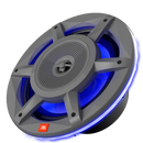 JBL STADIUM MARINE 82M Premium Convertible 3-Way Marine Speaker With RGB Lighting (Gray) - 8"