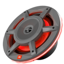 JBL STADIUM MARINE 82M Premium Convertible 3-Way Marine Speaker With RGB Lighting (Gray) - 8"