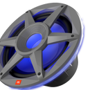 JBL STADIUM MARINE 102 Premium Free Air Subwoofer With SSI RGB Lighting (Gray) - 10"