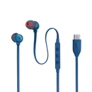 JBL TUNE 310C Wired USB-C Earbuds (Blue)