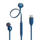 JBL TUNE 310C Wired USB-C Earbuds (Blue)