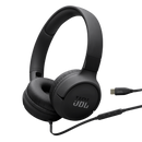 JBL TUNE 520C USB-C Wired On-Ear Headphones (Black)