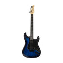 Guitare électrique Jay Turser JT-120 (Bleu transparent)