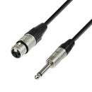 Adam Hall 4 STAR MFP 0150 Rean® XLR Female To Jack TS Microphone Cable - 1.5m