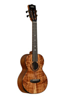 Kala KA-CT-SA-TG-BAG Contour All Solid Gloss Acacia Tenor Ukulele with Bag
