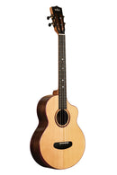 Kala KA-CT-SSRW-BG-C-BAG Contour All Solid Gloss Spruce Rosewood Baritone Ukulele with Bag