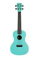 Kala KA-R-WMG-BL-C Concert Recycled Waterman Ukulele (Aqua Mist Glow-in-the-Dark)
