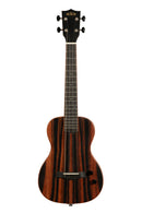 Kala KA-SB-EBY-T Solid Body Electric Striped Ebony Tenor Ukulele