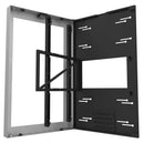 Peerless-AV KIP655-S On-Wall Kiosk Portrait Enclosure for 55" Displays (Silver)