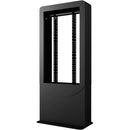 Peerless-AV KIPC2565B Floorstanding Back-to-Back Portrait Kiosk for Two 65" Displays up to 1.81" Deep (Black)