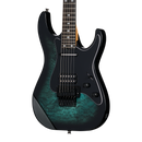 Kramer VOLANTE QUILT HSFR Electric Guitar (Aqua Burst)