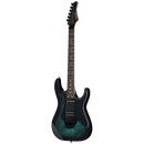 Kramer VOLANTE QUILT HSFR Electric Guitar (Aqua Burst)