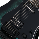 Kramer VOLANTE QUILT HSFR Electric Guitar (Aqua Burst)