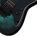 Kramer VOLANTE QUILT HSFR Electric Guitar (Aqua Burst)