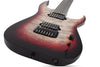 Schecter KEITH MERROW KM-7 MK-III PRO USA SIGNATURE 7-String Electric Guitar and Case (Bloodlust Crystal Burl)