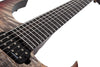 Schecter KEITH MERROW KM-7 MK-III PRO USA SIGNATURE 7-String Electric Guitar and Case (Bloodlust Crystal Burl)