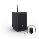 LD Systems ANNY® 8 BPH B4.7 Portable Battery-Powered Bluetooth PA Loudspeaker (Stage Black) - 8"