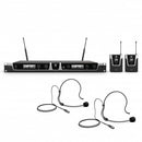 LD Systems U500 Series Wireless Microphone System with 2 Bodypack and 2 Headset