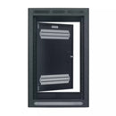 Lowell LER-1822 Enclosed AV Rack with Rear Door - 18U x 22"D