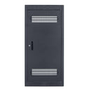 Rack AV enfermé Lowell Ler-2427 avec porte arrière - 24u x 27 "D