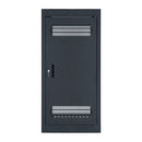 Rack AV fermé Lowell Ler-2432 avec porte arrière - 24u x 32 "D