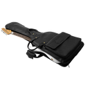 Levy LM19CH-BLK Leather Bass Guitar Bag (Black)