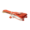 Housse de guitare basse électrique en cuir Chroma Levy LM19CMA-FST (rouge festif)