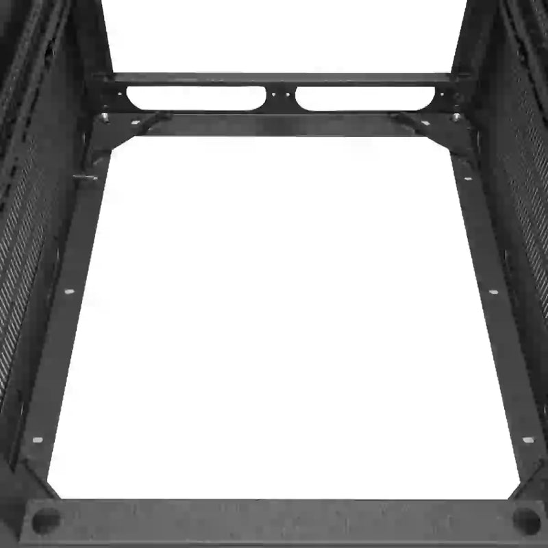 Lowell LSER-4432 Seismic Rated Enclosed AV Rack with Rear Door - 44U x