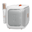 JBL PARTYBOX ON-THE-GO 2 PLUS Portable Party Speaker With A Wireless Mic (White)