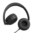 JBL TUNE 530 Wired On-Ear Headphones With A 3.5mm Aux Jack (Black)
