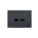 LOWELL LWER-718 Rack mural stationnaire avec porte - 7U x 18 "D