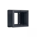 Lowell LWSR-1022 Swing Open Wall Mount AV Rack - 10U x 22"D