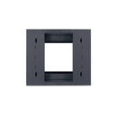 Lowell LWSR-722 Swing Open Wall Mount Rack AV - 7U x 22 "D