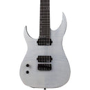 Guitare électrique pour gaucher Schecter KM-7 MK-III LEGACY (Transparent White Satin)