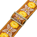 Sangle de guitare Levy M8HTVPH-27 Original Hootenanny Series (Jaune)