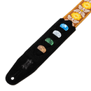 Sangle de guitare Levy M8HTVPH-27 Original Hootenanny Series (Jaune)