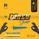 Mark Bass MB4BANS40100LS Corde de basse en acier nickelé sur acier inoxydable accordée en studio (.040 - .100)