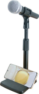 Profile MCD100P Desktop Mic Stand with Support Slot for Smart Phone